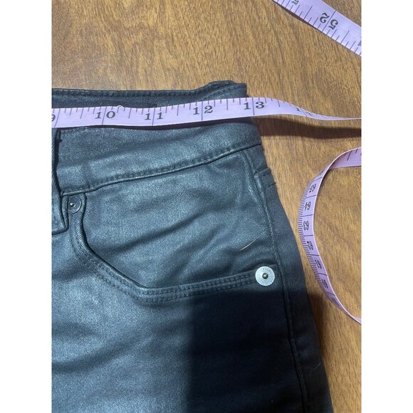 BlankNYC SPARTACUS THE GREAT JONES High Rise Skinny Black Button Fly Jeans 27 - Picture 4 of 12